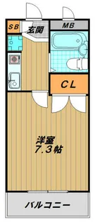 ルミエール明石【2階】の間取り