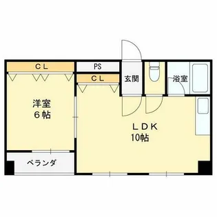 ラパンジール長堀【8階】の間取り