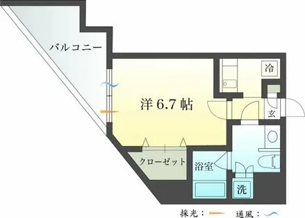 ナビールコート白金【2階】の間取り