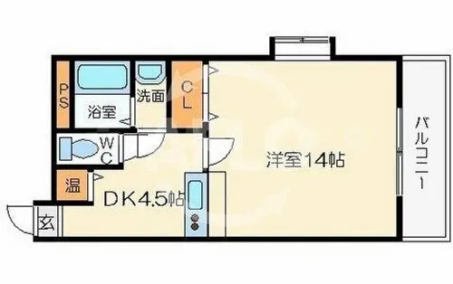 ヴェローナⅠ【4階】の間取り