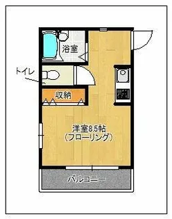 セイント高取【4階】の間取り