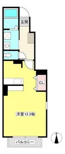 サンメゾンA【1階】の間取り