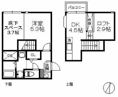 パークメゾン大濠公園 371【101号室】の間取り