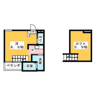 Buffett【2階】の間取り