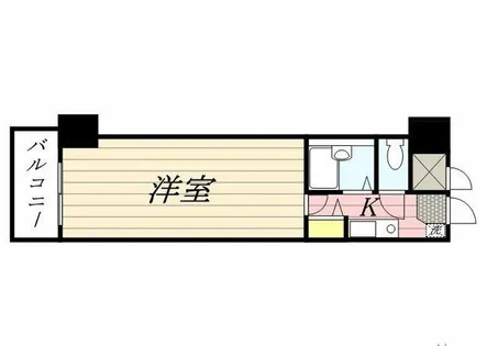 ディーセント天神南【1階】の間取り