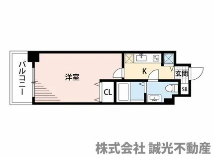 スカイコート博多駅前【5階】の間取り