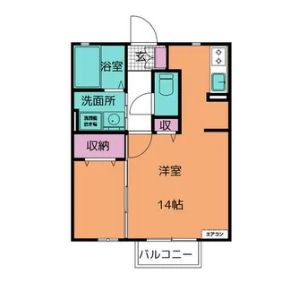 グランモア中野【2階】の間取り