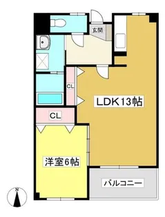 アクシス【1階】の間取り