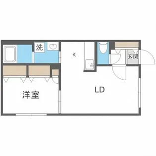 Riche reve toyohira【1階】の間取り