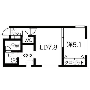 パナメーラ学園前【4階】の間取り