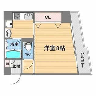アベニュー甲子園口【2階】の間取り