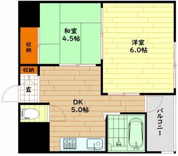 大洋マンション【3階】の間取り