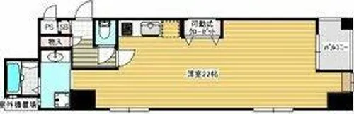 愛知県名古屋市東区泉1丁目【マンション】の間取り