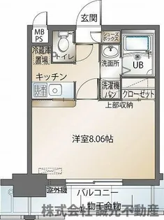 エンクレスト博多駅前Ⅱ【4階】の間取り