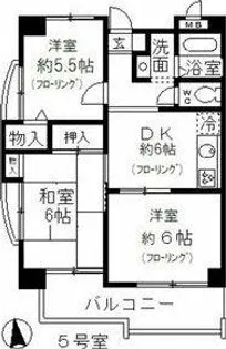 ベルドミール葵21【3階】の間取り