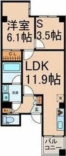 アヴォワール丸の内【3階】の間取り