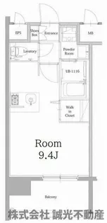 エンクレスト天神LINK【4階】の間取り
