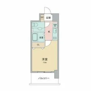 フロンティアタワー名駅南【2階】の間取り