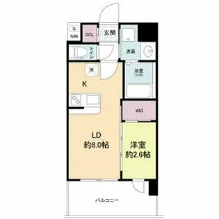 LUMINOUS放出【7階】の間取り