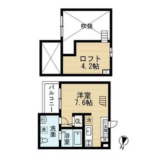 ラ・フォルテ【2階】の間取り