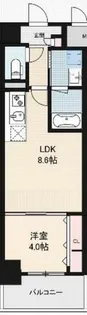 リアライズ小路駅前【7階】の間取り