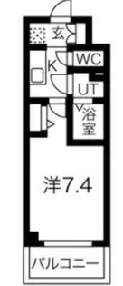 ファステート難波デラックス【13階】の間取り