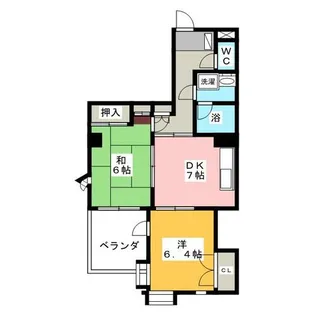 ケアンズロイヤル【3階】の間取り