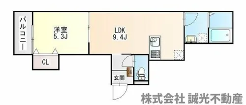 エルネスト【202号室】の間取り