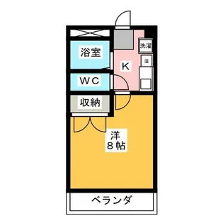 フリーダム星の宮【3階】の間取り