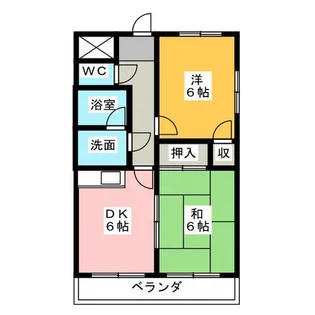 ロイヤル栄光【3階】の間取り