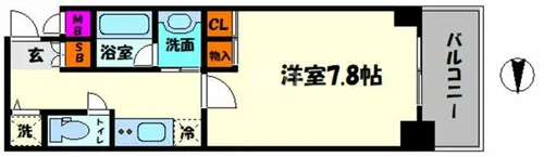 TAT LYON TIMBER TOWN【12階】の間取り