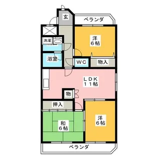 Menage KOMORI【3階】の間取り