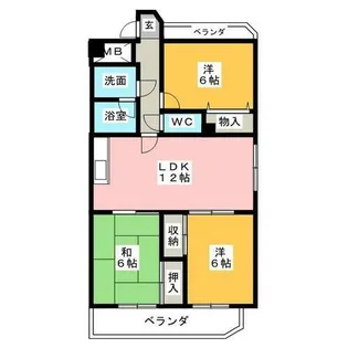 Menage KOMORI【4階】の間取り