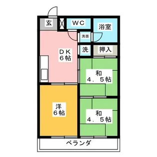 P・M小池【3階】の間取り