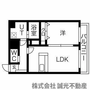 エムティースクエア吉塚駅前【6階】の間取り