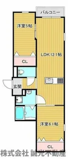 CHRONO桜並木(クロノ桜並木)【1階】の間取り