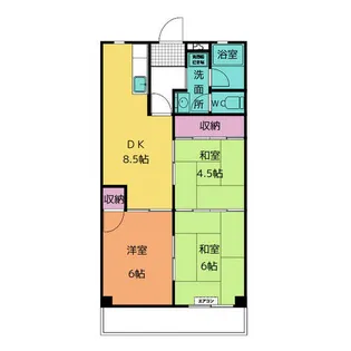 かすがタウン【2階】の間取り