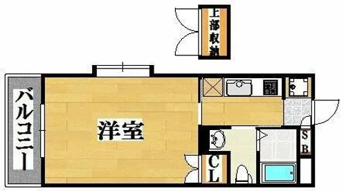 アセットヒルズディアフィオーレ博多【7階】の間取り