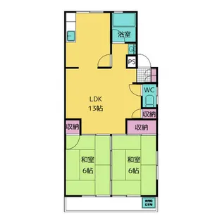 メゾンエスポワール【4階】の間取り
