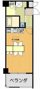 朝日プラザ西舞子【103号室】の間取り