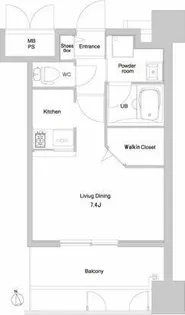 エンクレスト大手門Ⅲ【3階】の間取り