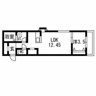 ティンガーラ須ヶ口 WEST【2階】の間取り