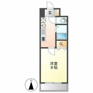 ルラシオン吹上【9階】の間取り