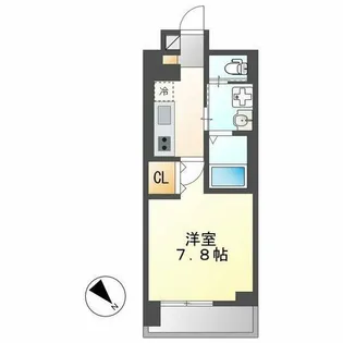 COZY川名本町【206号室】の間取り