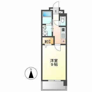 Proudear(プラウディア)【7階】の間取り