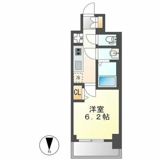 プレサンスTHE大須観音【3階】の間取り