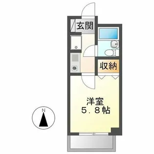 ブリッヂガーデンNAGONO【601号室】の間取り