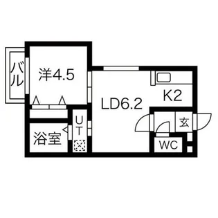 フォートレス澄川【3階】の間取り