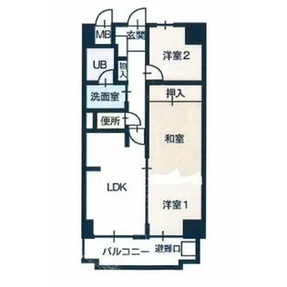 アーバンハイツNAKAI【3階】の間取り