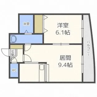 HYDE PARK【6階】の間取り